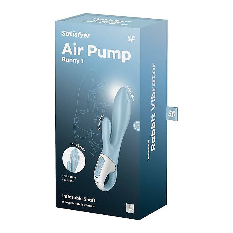 Air Pump Bunny 1 Inflatable Rabbit Vibrator by Satisfyer - Rabbit Vibrators