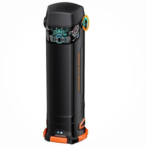 Topco CyberSkin The Titan Thrusting & Vibrating Masturbator Black Triple Action - Masturbators and Strokers