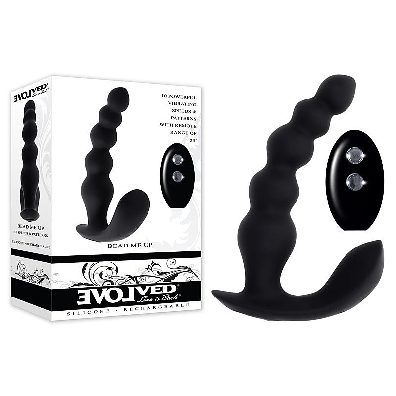 BEAD ME UP Remote Control Vibrating Anal Beads by Evolved - Anal Beads and Balls