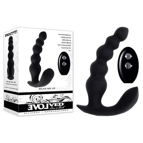 BEAD ME UP Remote Control Vibrating Anal Beads by Evolved - Anal Beads and Balls