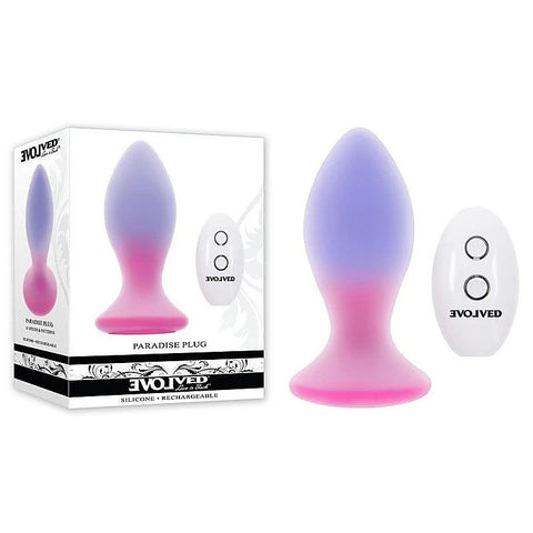 Paradise Rechargeable Butt Plug by Evolved - Butt Plugs