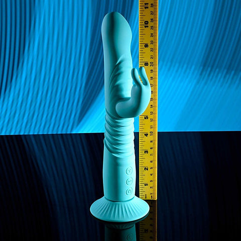 BUNNY HOP Thrusting Rabbit Vibrator by Evolved - Rabbit Vibrators