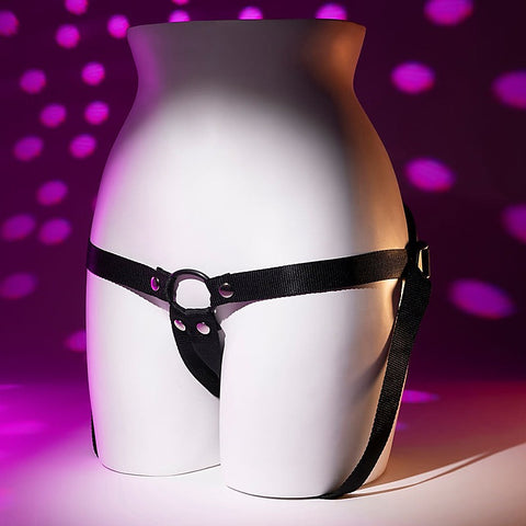 Giving Vibes Rechargeable Vibrating Strap-On by Evolved - Strap On Sextoys
