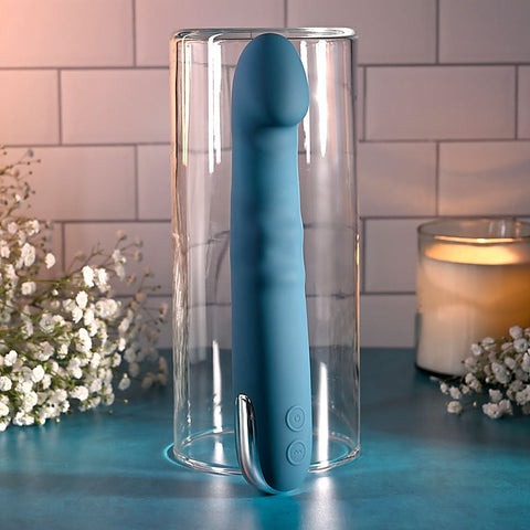 QUEEN OF ALL TRADES Thrusting Dildo Vibrator by Evolved - Vibrating Dildos