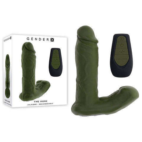 The Hunk Vibrating Growing Dong by Evolved - Vibrating Dildos