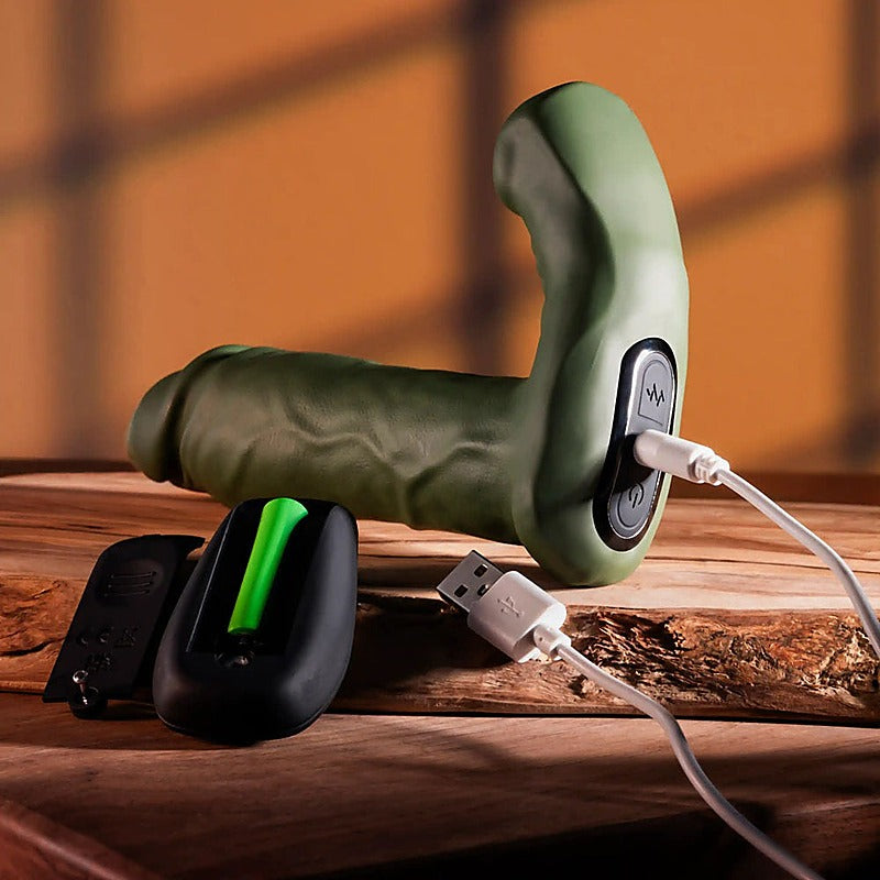 The Hunk Vibrating Growing Dong by Evolved - Vibrating Dildos