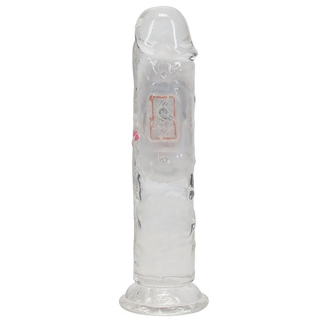REALROCK No Balls Rechargeable LED Vibrating Dong - Vibrating Dildos