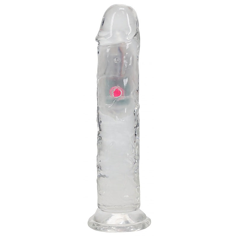 REALROCK No Balls Rechargeable LED Vibrating Dong - Vibrating Dildos