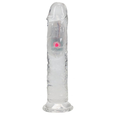 REALROCK No Balls Rechargeable LED Vibrating Dong - Vibrating Dildos