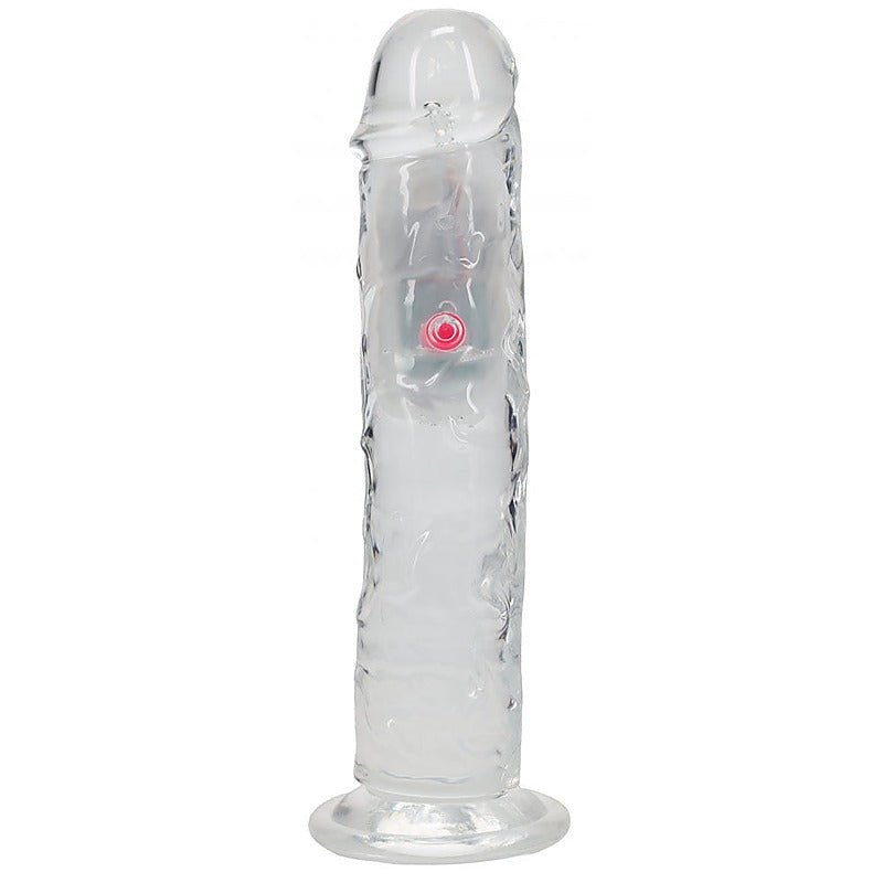 REALROCK No Balls Rechargeable LED Vibrating Dong - Vibrating Dildos