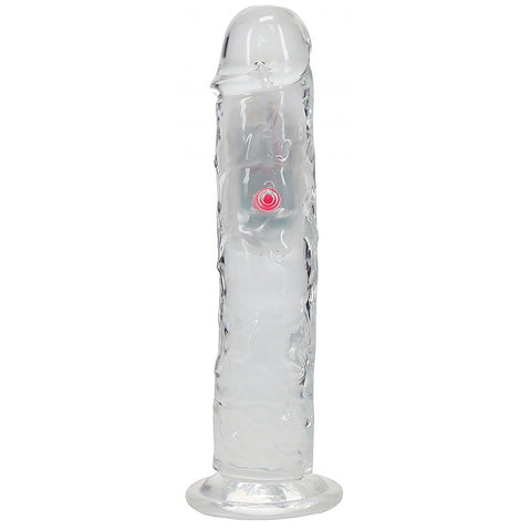 REALROCK No Balls Rechargeable LED Vibrating Dong - Vibrating Dildos