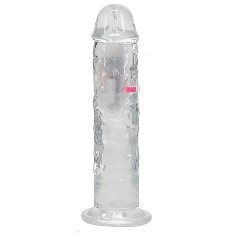 REALROCK No Balls Rechargeable LED Vibrating Dong - Vibrating Dildos