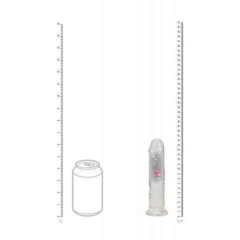 REALROCK No Balls Rechargeable LED Vibrating Dong - Vibrating Dildos