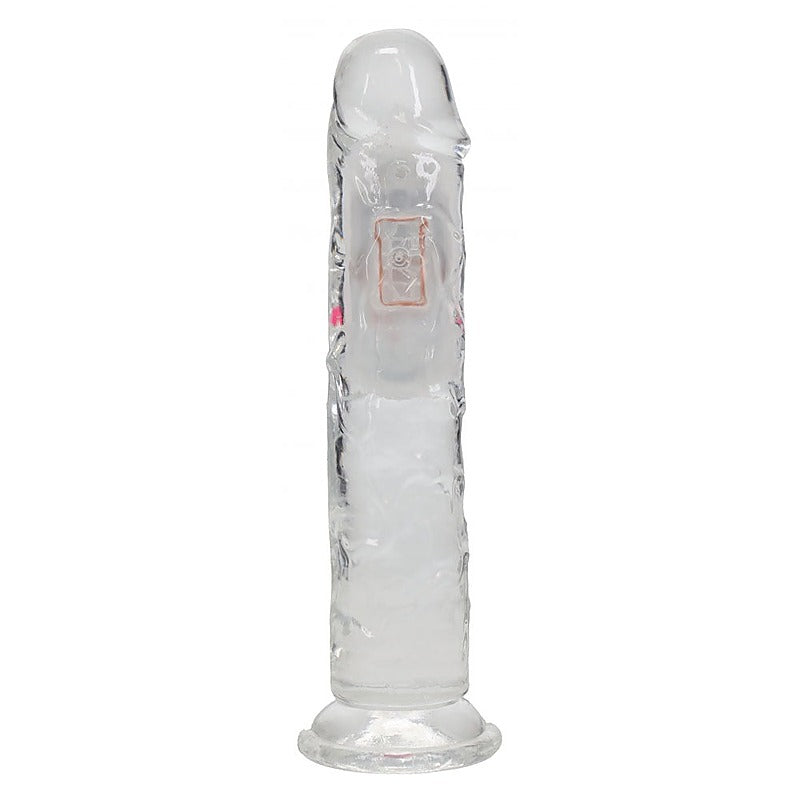 REALROCK No Balls Rechargeable LED Vibrating Dong - Vibrating Dildos