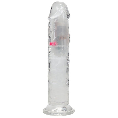 REALROCK No Balls Rechargeable LED Vibrating Dong - Vibrating Dildos