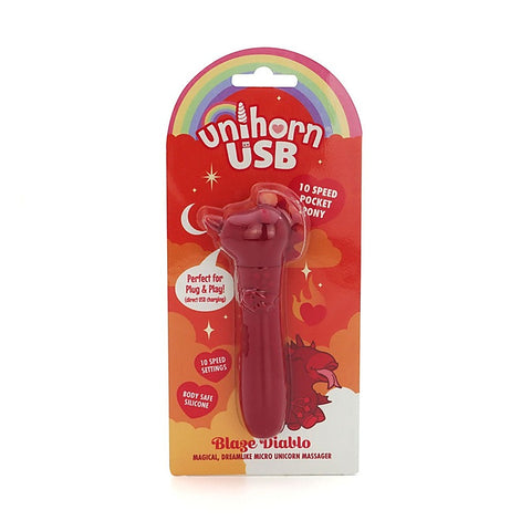 Premium Blaze Diablo Bullet Vibe by Unihorn - Bullet Vibrators