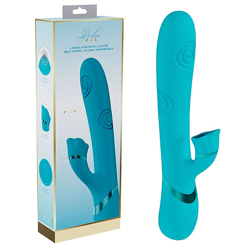 VIVE Fiore Tapping Rabbit Vibrator by Shots Toys - Rabbit Vibrators