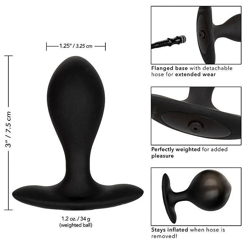 Weighted Inflatable Butt Plug by California Exotics - Butt Plugs