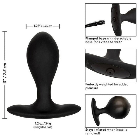 Weighted Inflatable Butt Plug by California Exotics - Butt Plugs