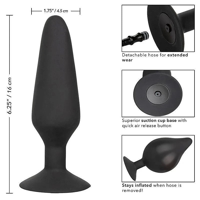 Silicone Inflatable Anal Plug by California Exotics - Butt Plugs