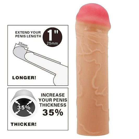 Pretty Love Nile 6.5 Inch Erection Enhancer Penis Sleeve - Penis Sleeves and Extenders