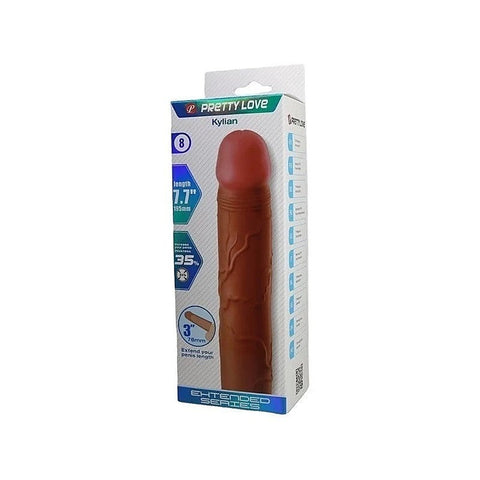 Pretty Love Kylian 7.1 Inch Penis Extender Sleeve by Baile - Penis Sleeves and Extenders