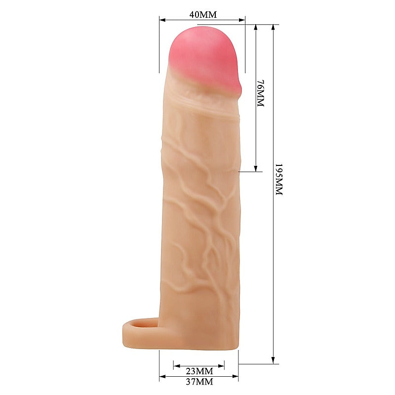 Pretty Love Gerd 7.7 Inch Male Penis Sleeve by Baile - Penis Sleeves and Extenders