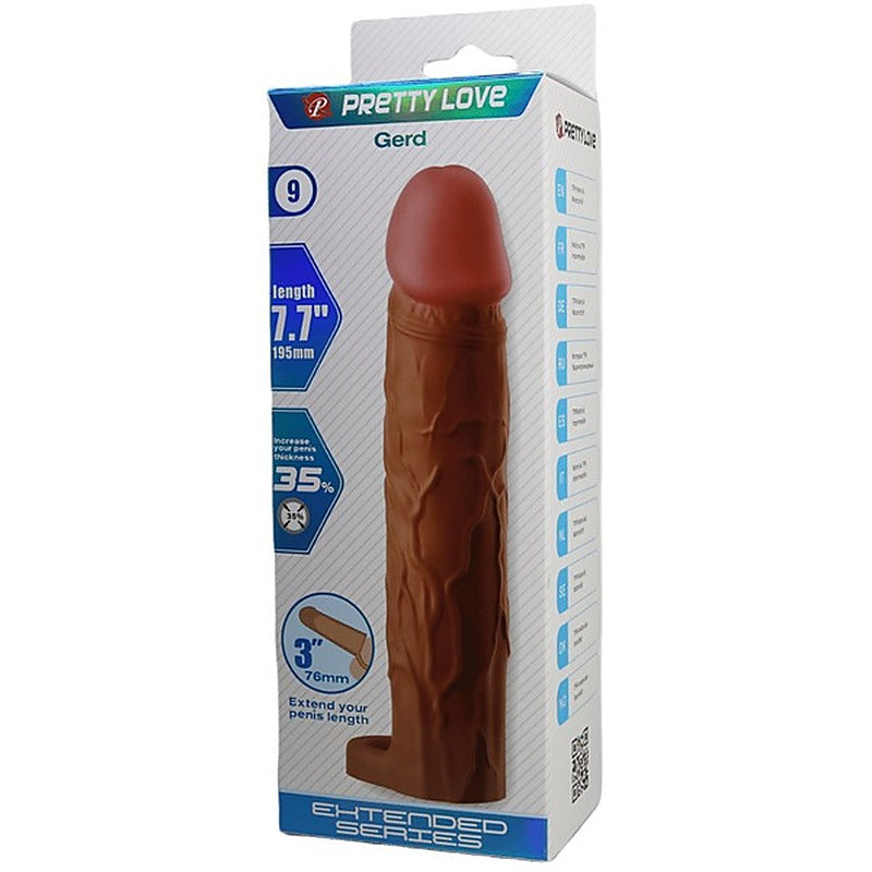 Pretty Love Gerd 7.7 Inch Male Penis Sleeve by Baile - Penis Sleeves and Extenders