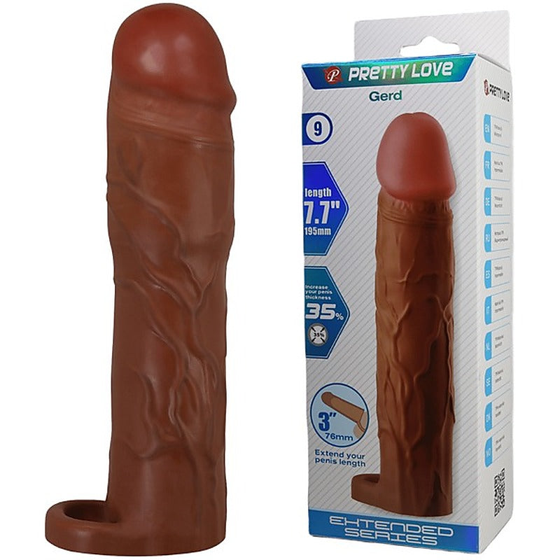 Pretty Love Gerd 7.7 Inch Male Penis Sleeve by Baile - Penis Sleeves and Extenders