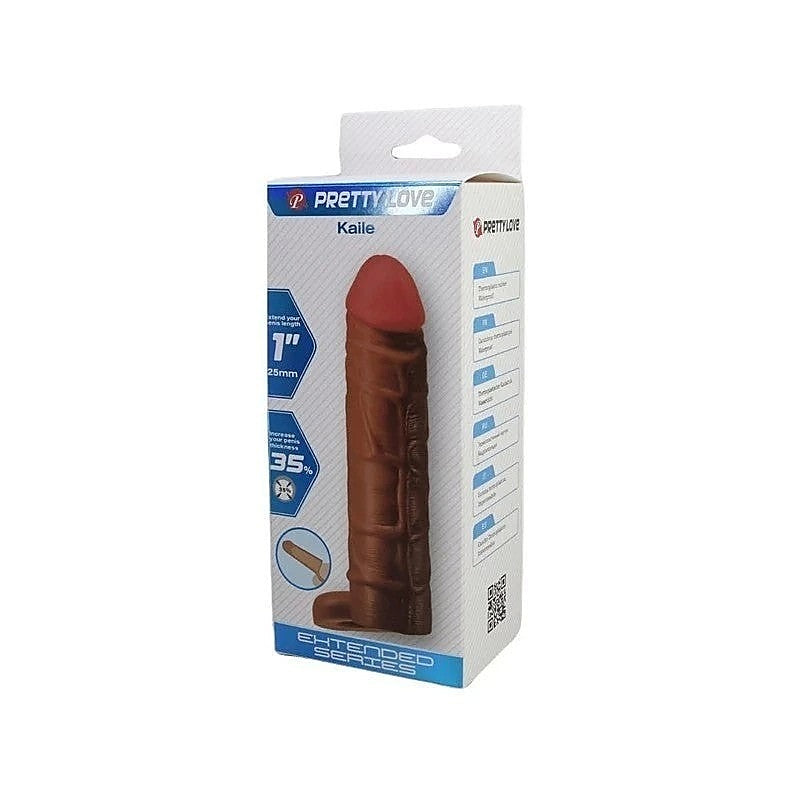 Kaile 7 Inch Penis Extensions Sleeve by Baile - Penis Sleeves and Extenders