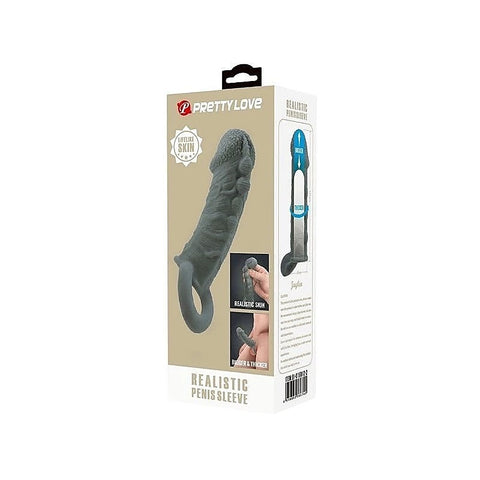 Pretty Love Realistic Stretchy Penis Sleeve by Baile - Penis Sleeves and Extenders