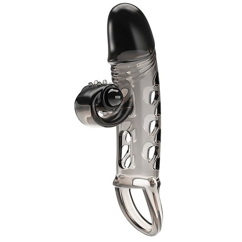 Baile Pretty Love Lonzo Mind Blowing Miracles Penis Sleeve with Vibrating Tip - Penis Sleeves and Extenders