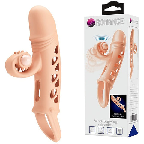 Baile Pretty Love Lonzo Mind Blowing Miracles Penis Sleeve with Vibrating Tip - Penis Sleeves and Extenders