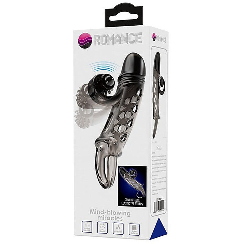 Baile Pretty Love Lonzo Mind Blowing Miracles Penis Sleeve with Vibrating Tip - Penis Sleeves and Extenders