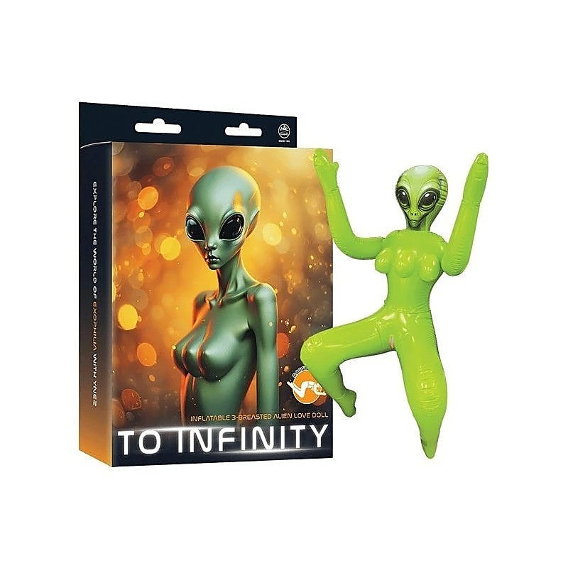 Excellent Power Ynez Doggy Style Inflatable Alien Love Doll - Love Dolls