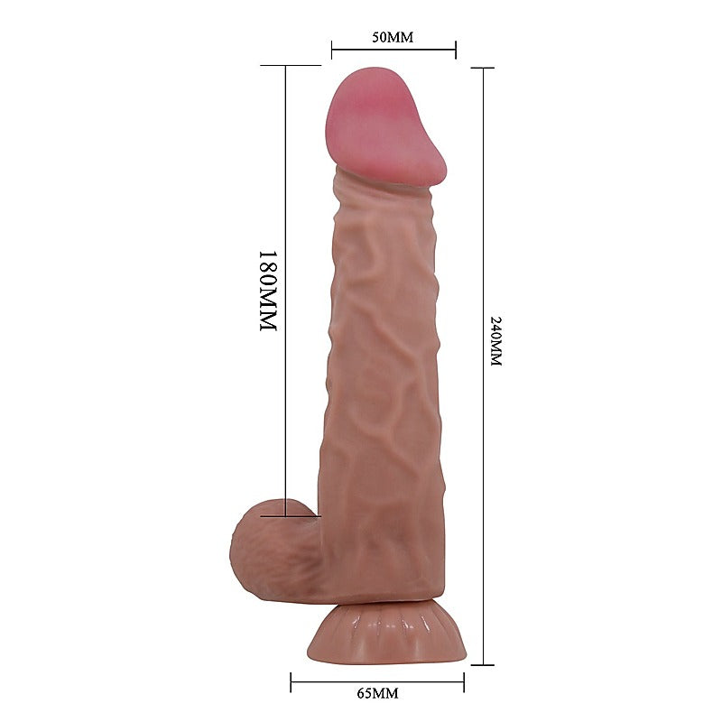 Pretty Love Buraq 9.4 Inch Realistic Dong by Baile - Realistic Dildos