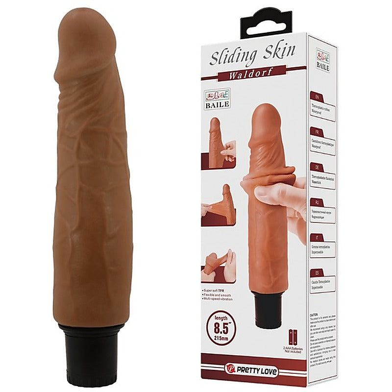 Pretty Love Waldorf 8.5 Inch Vibrating Dildo by Baile - Vibrating Dildos