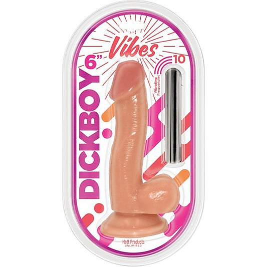 VIBES 6 Inch Vibrating Dildo with Suction Cup - Vibrating Dildos