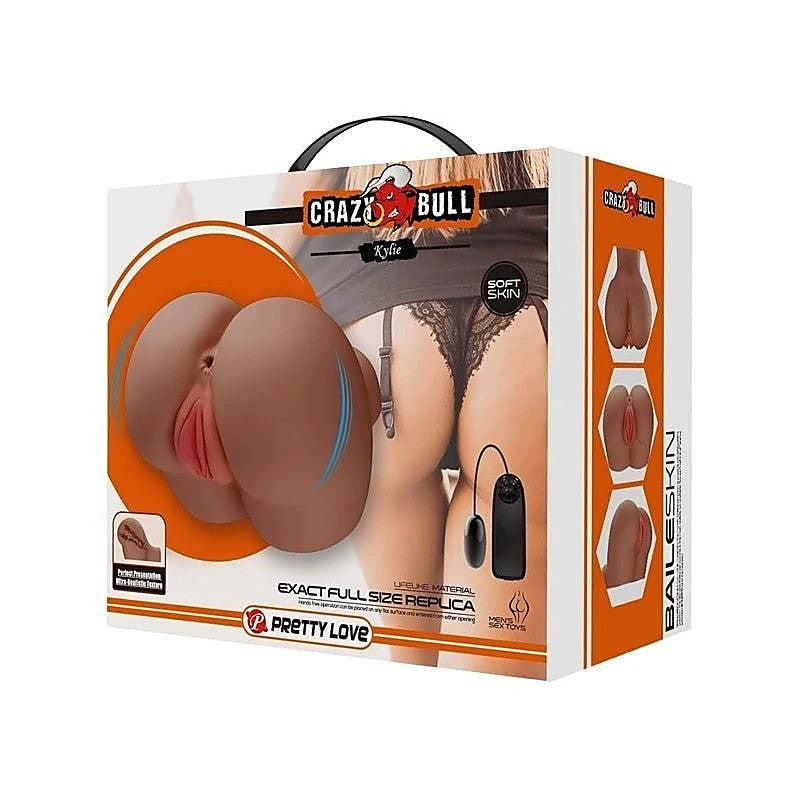 Crazy Bull Kylie Vibrating Double Entry Masturbator by Baile - Masturbators and Strokers