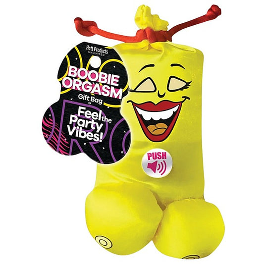 Boobie Orgasm Talking Audible Party Gift Bag - Party Gifts and Novelties