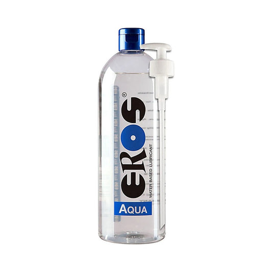EROS Water Based Lubricant Bottle with Pump by Megasol - Water Based Lubes