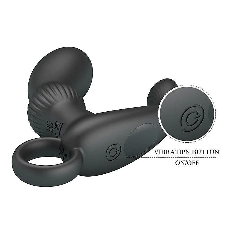 Baile Pretty Love Cayla Rechargeable Prostate Massager with Textured Design - Prostate Sex Toys