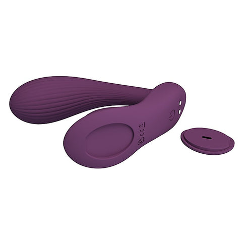 Baile Pretty Love Franz App Control G Spot Vibrator Byzantium with Textured Ring - G-Spot Vibrators