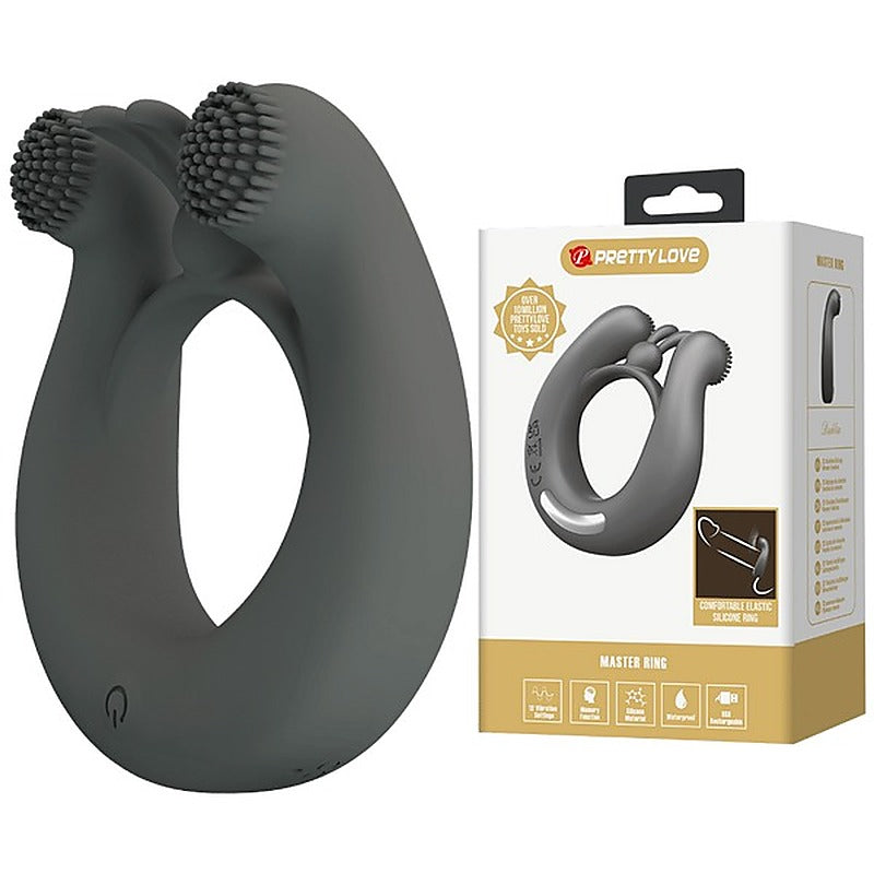 Pretty Love Master Dahlia Vibrating Cock Ring by Baile - Vibrating Cock Rings