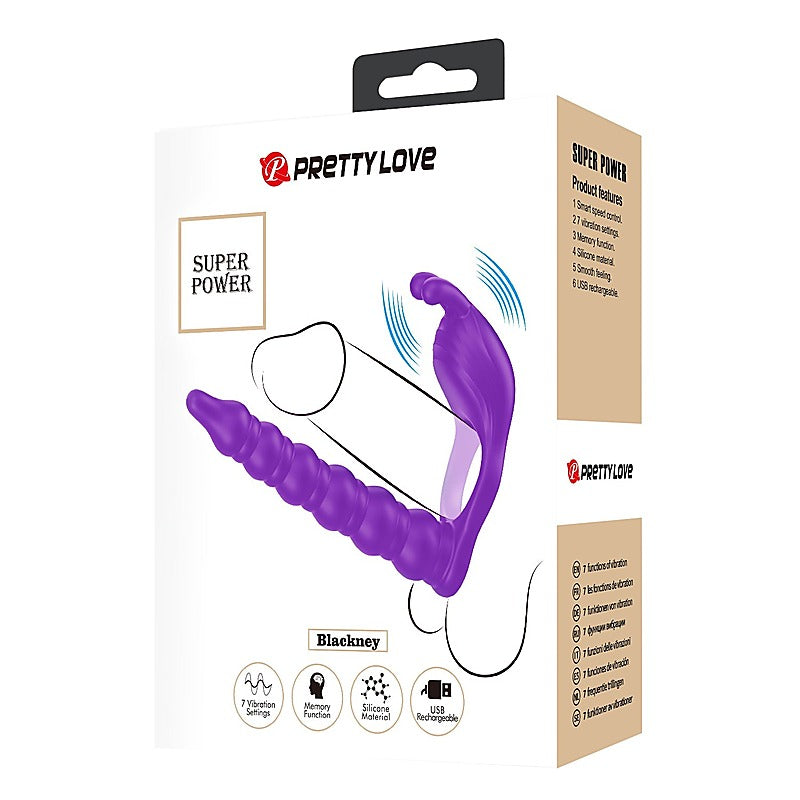 Blackney Rechargeable 7 Functions Cock Ring by Baile - Vibrating Cock Rings