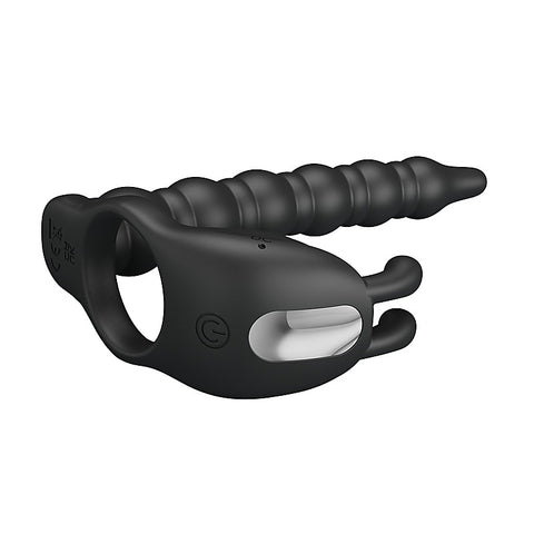 Blackney Rechargeable 7 Functions Cock Ring by Baile - Vibrating Cock Rings