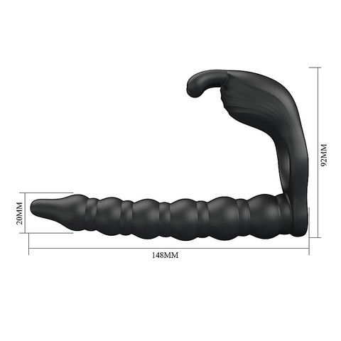 Blackney Rechargeable 7 Functions Cock Ring by Baile - Vibrating Cock Rings
