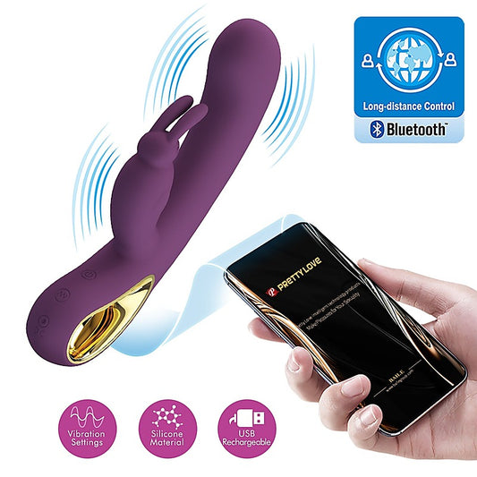 Pretty Love Liam App Control Rabbit Vibrator by Baile - Rabbit Vibrators