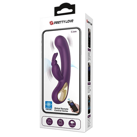 Pretty Love Liam App Control Rabbit Vibrator Byzantium with App Control - Rabbit Vibrators