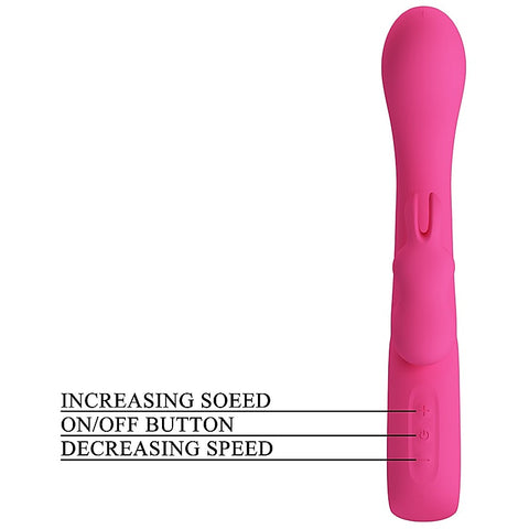 Pretty Love Novak 12 Functions Rabbit Vibrator by Baile - Rabbit Vibrators
